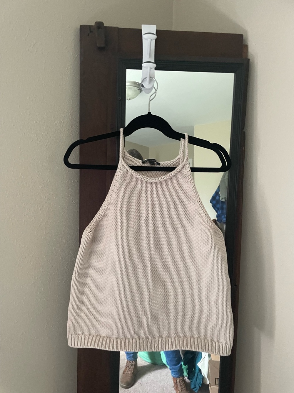 Banana Republic Beige Knit Sweater - L
